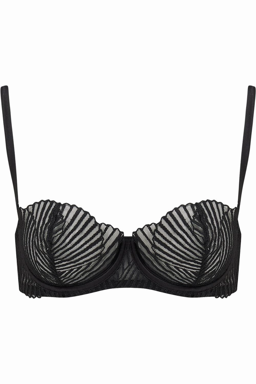 Athena Balcony Bra Black