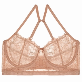 Beautifully Basic Lace Unlined Crop Bustier