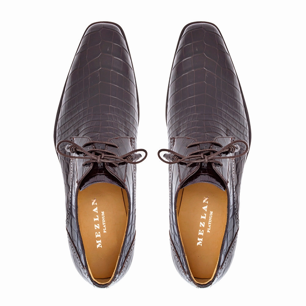 Dandy Alligator Lace Up