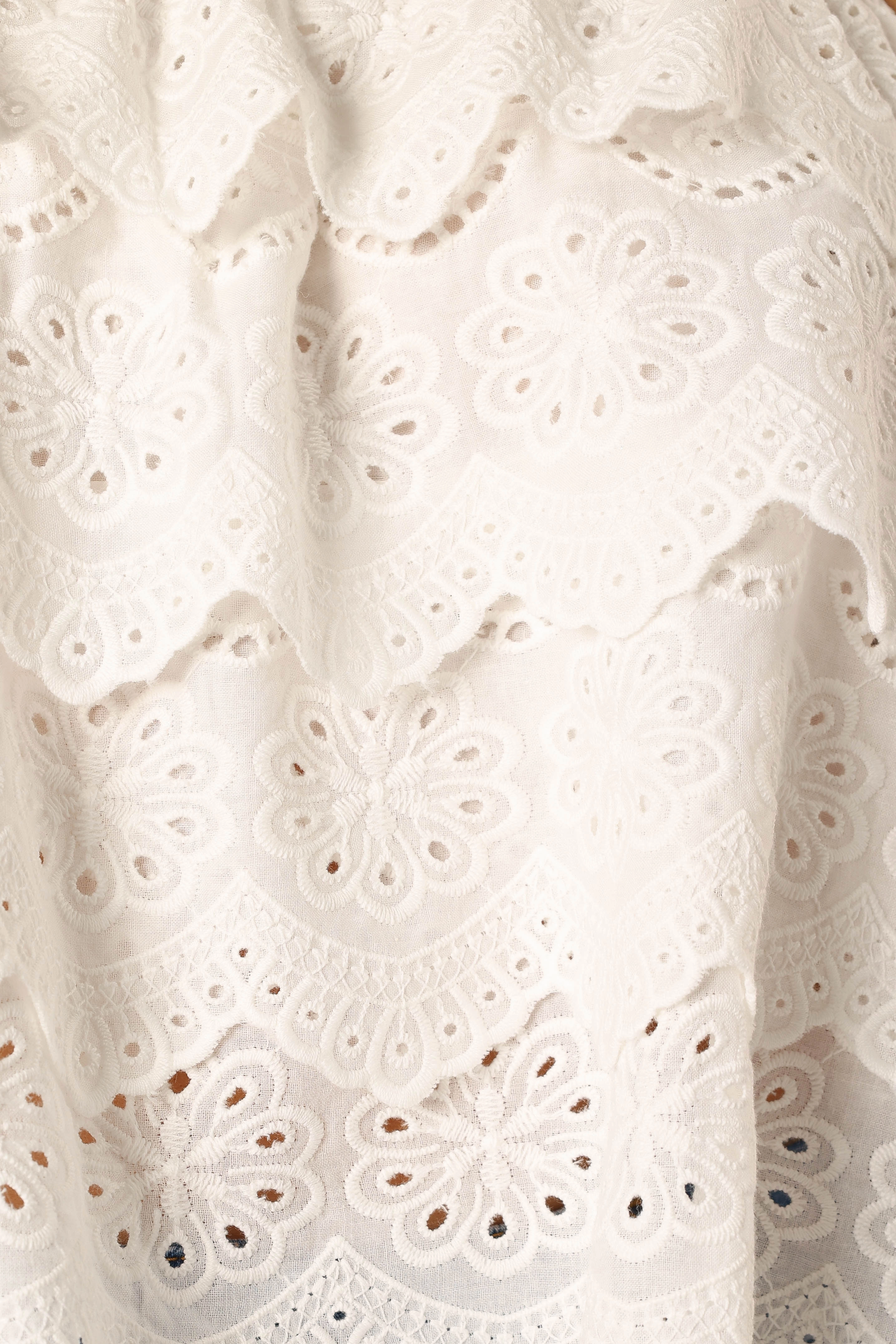 Ebbie Lace Top - White