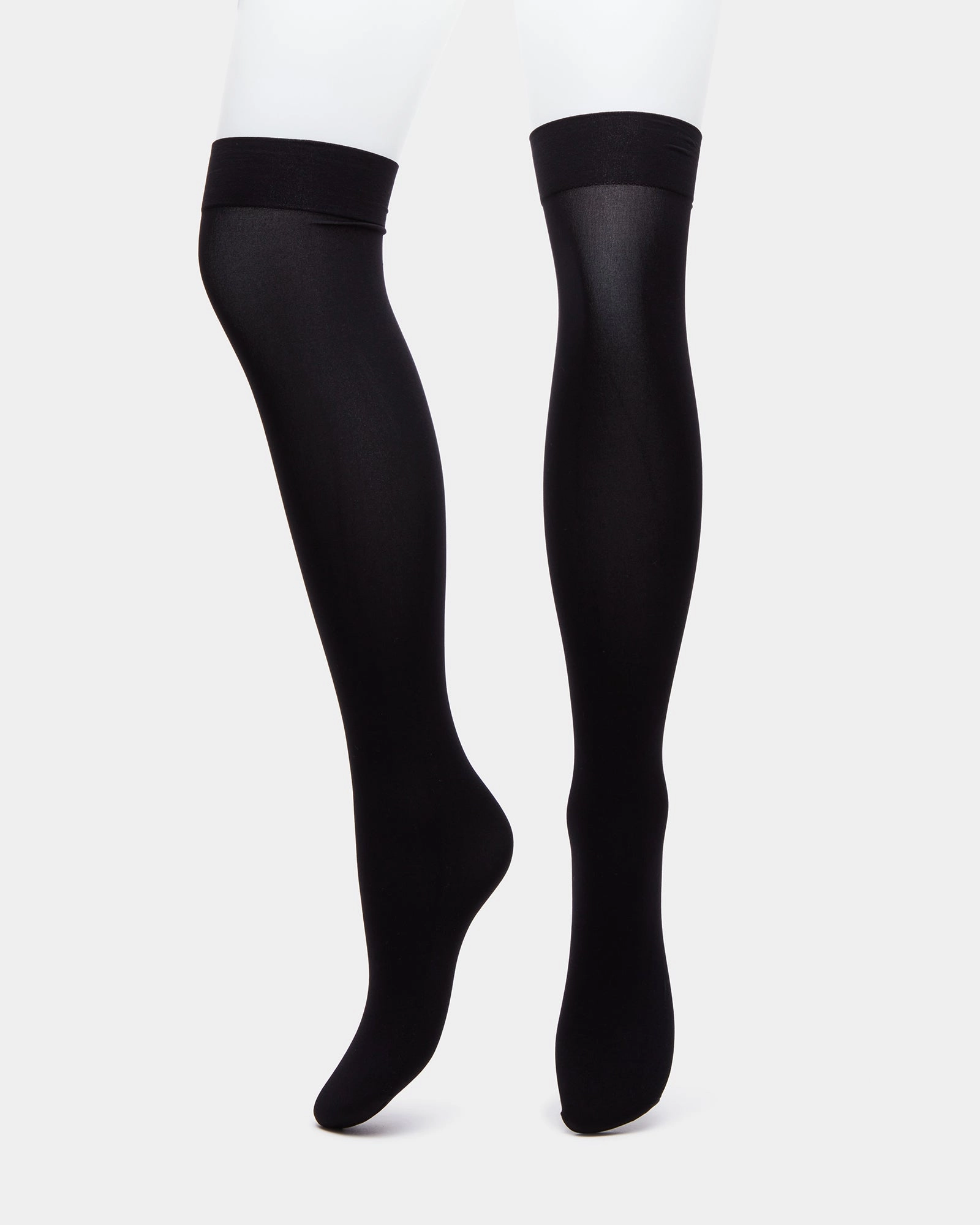 FISHNET OVER THE KNEE TIGHTS BLACK