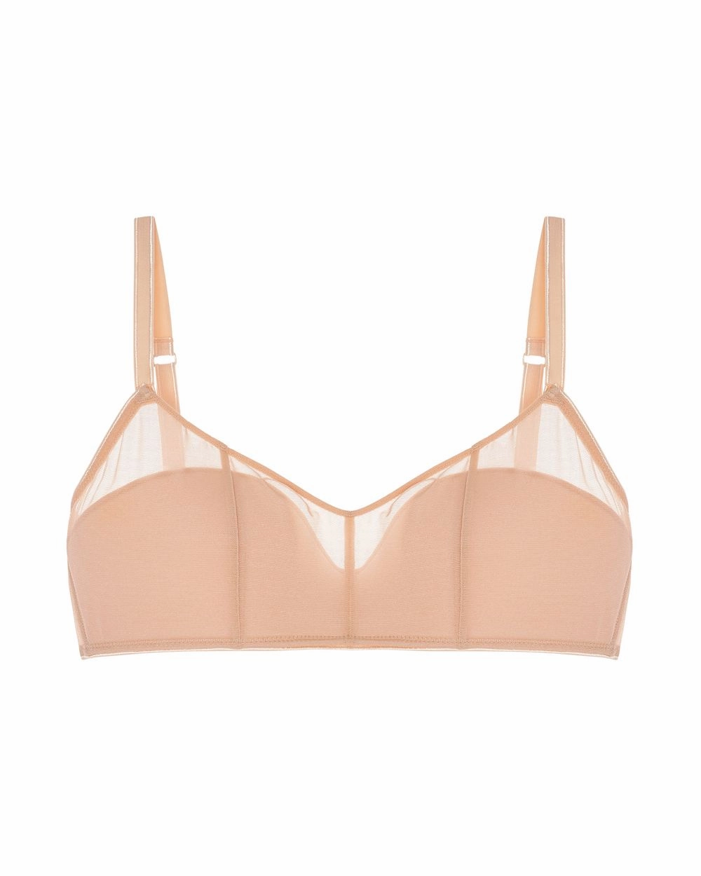 Jet Set Mesh Lightly Lined Bandeau Bra