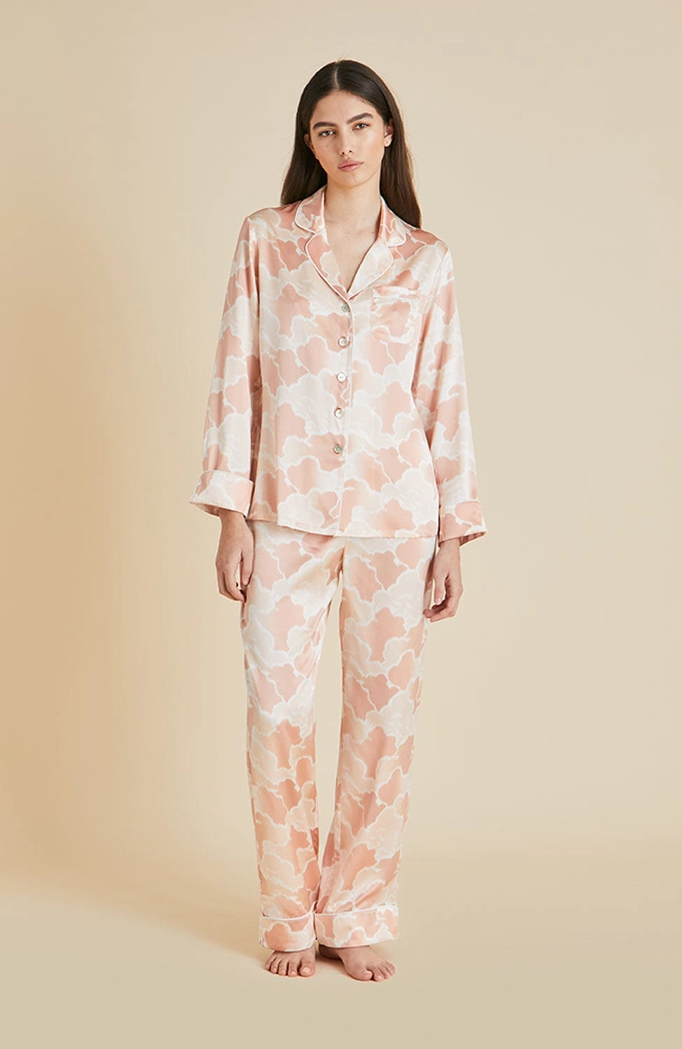 Lila Icarus Silk Pajama Set
