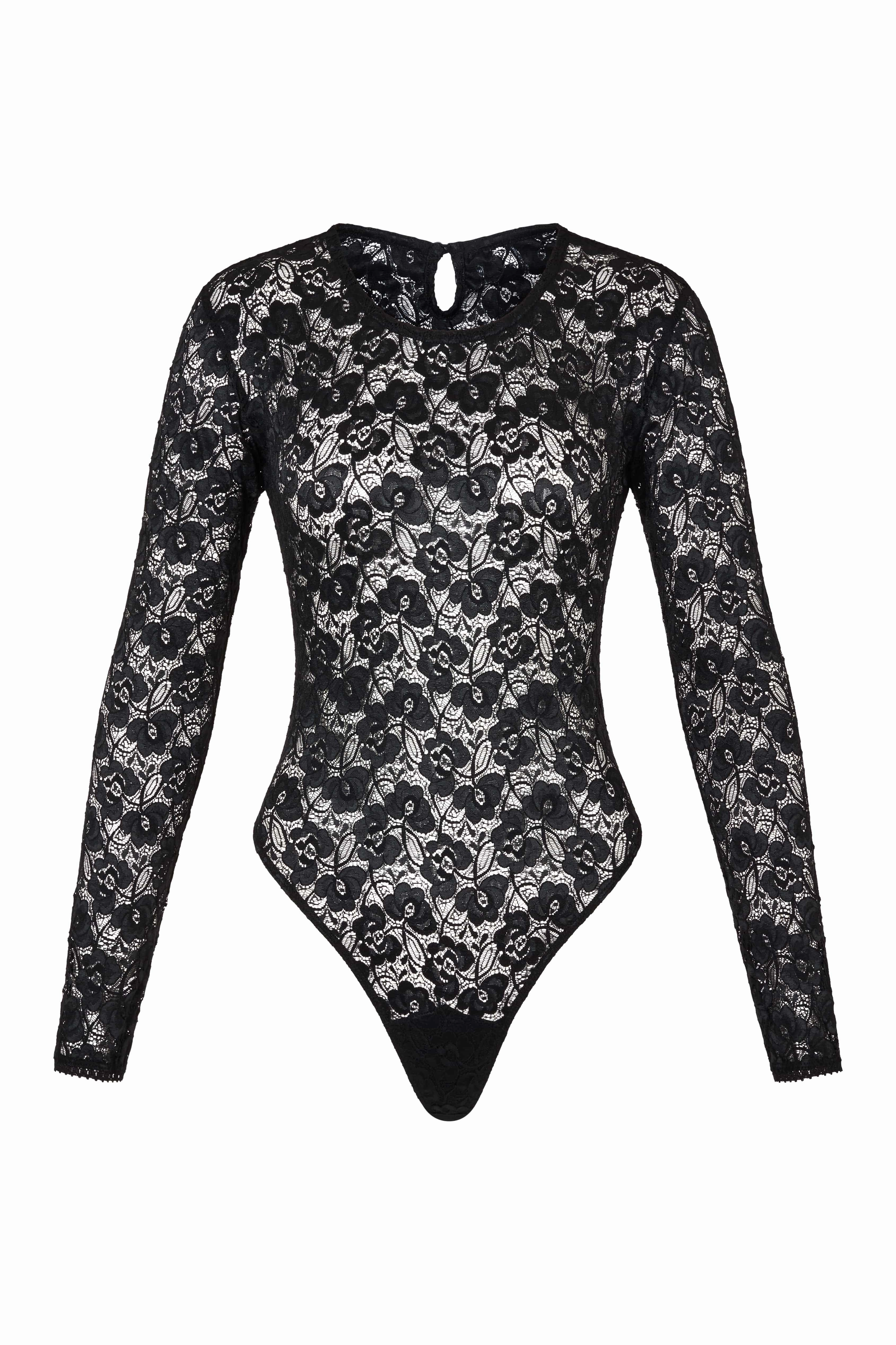 Long Sleeve Bodysuit White