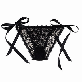 Peek-A-Boo Lace Side Tie Bikini