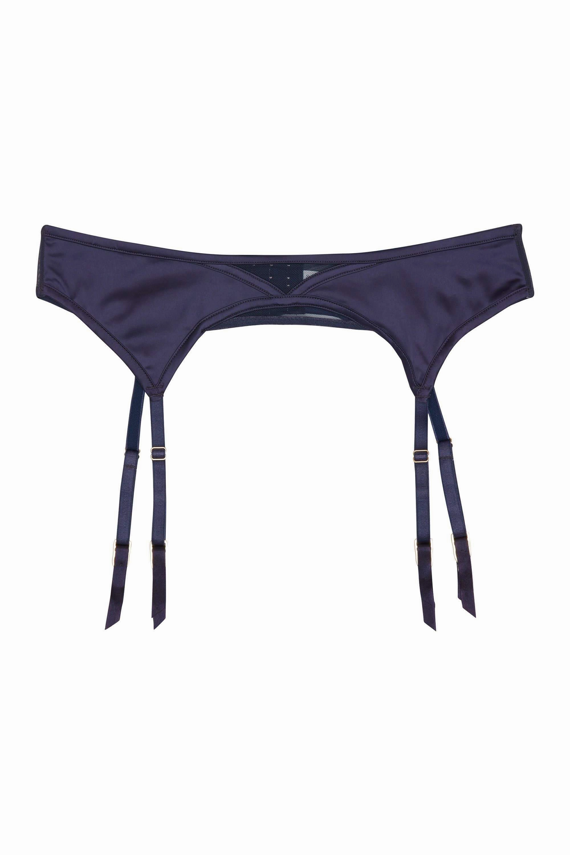 Philly Navy Tulip Suspender Belt