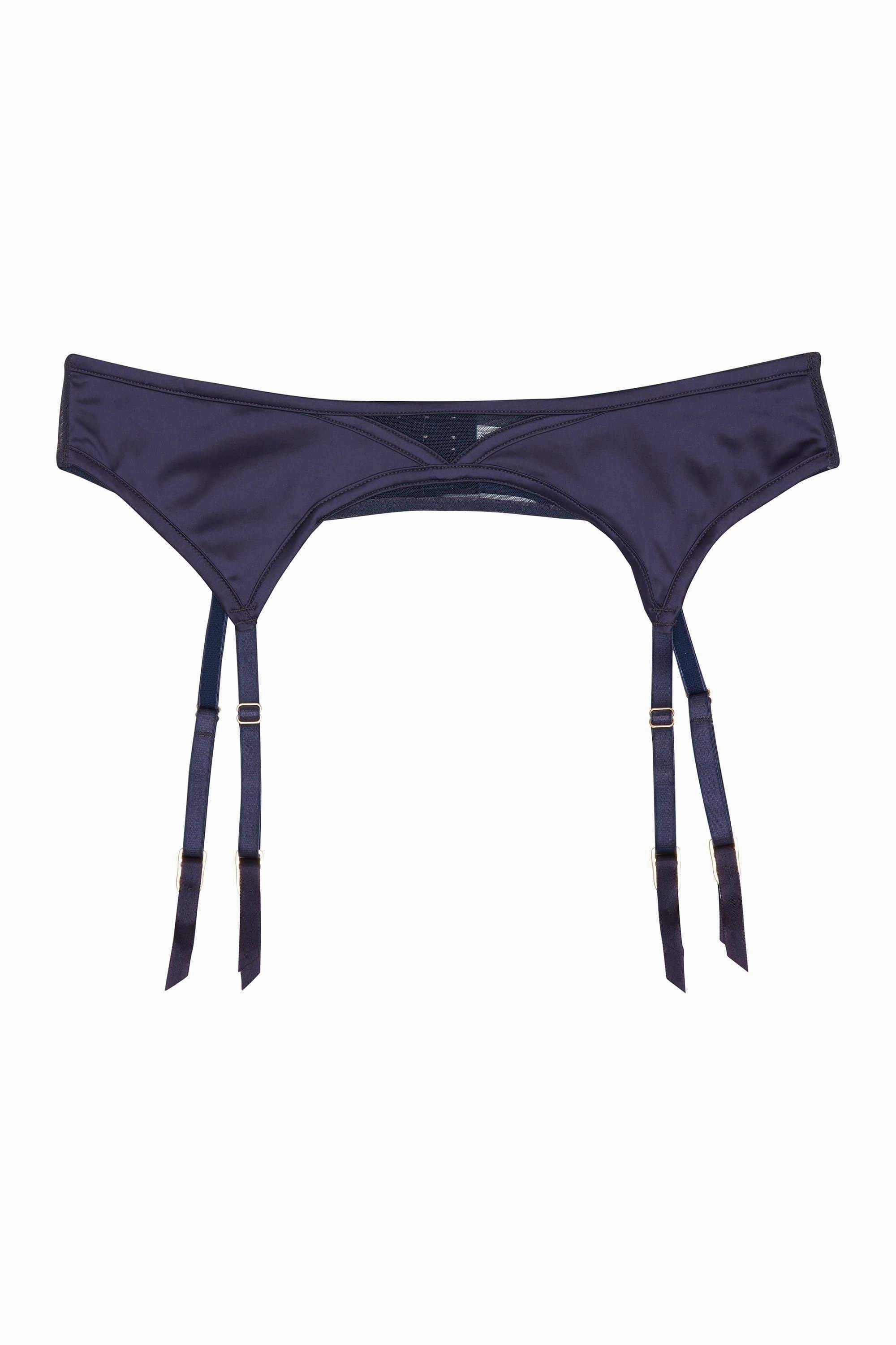 Philly Navy Tulip Suspender Belt