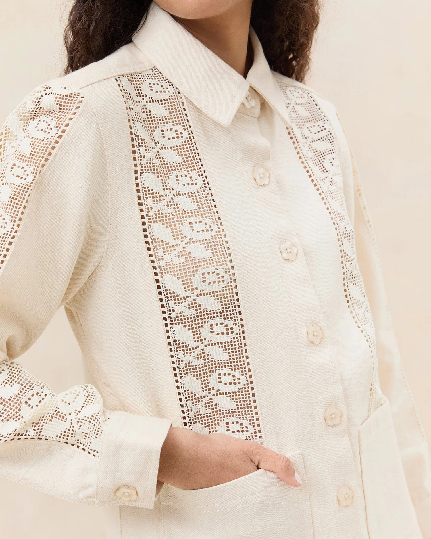 Scottie Broderie Chore Jacket