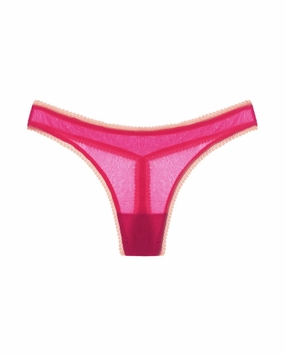 Solid Mesh Hip-G Thong