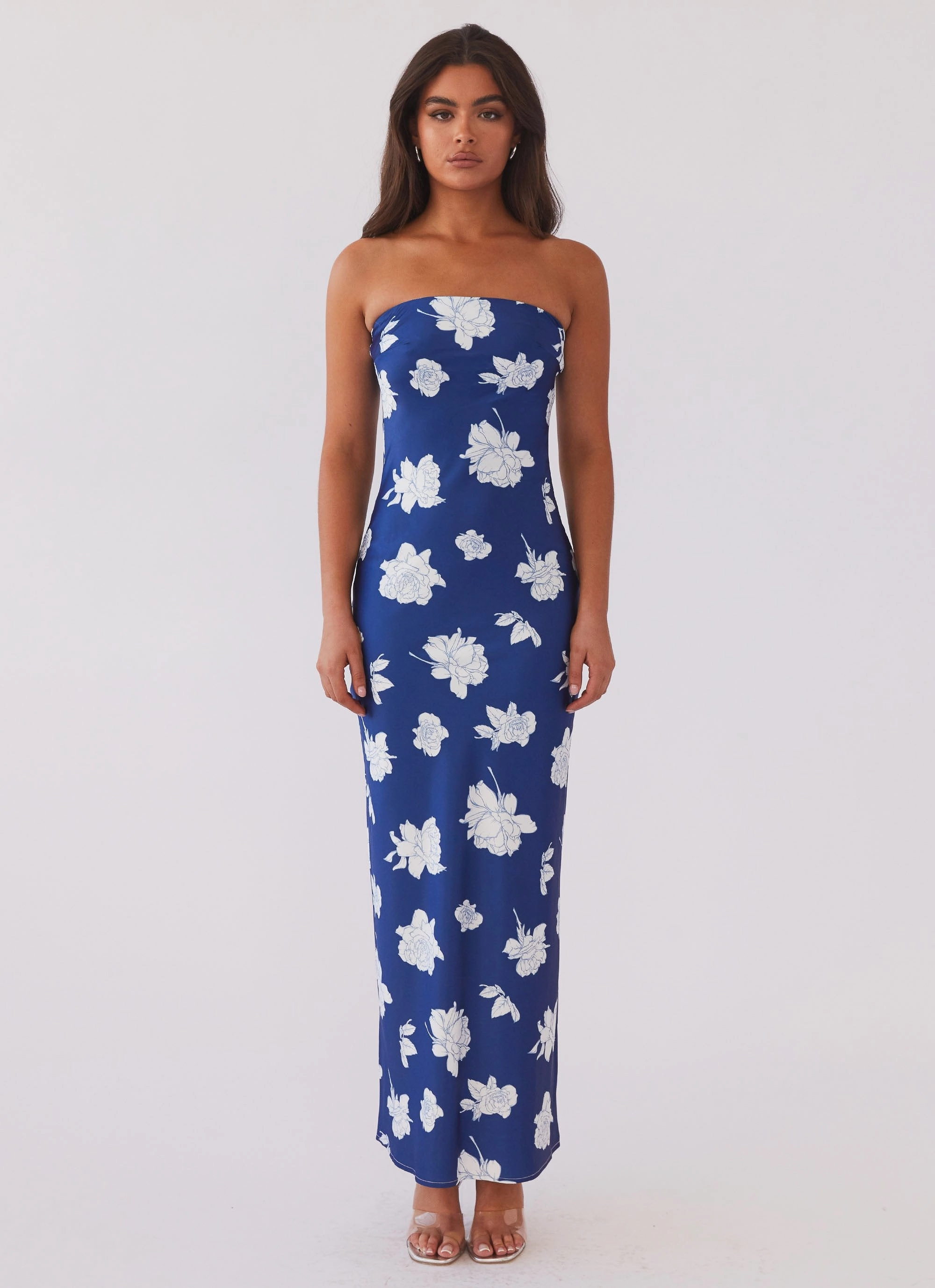 What I Want Maxi Dress - Navy Flora