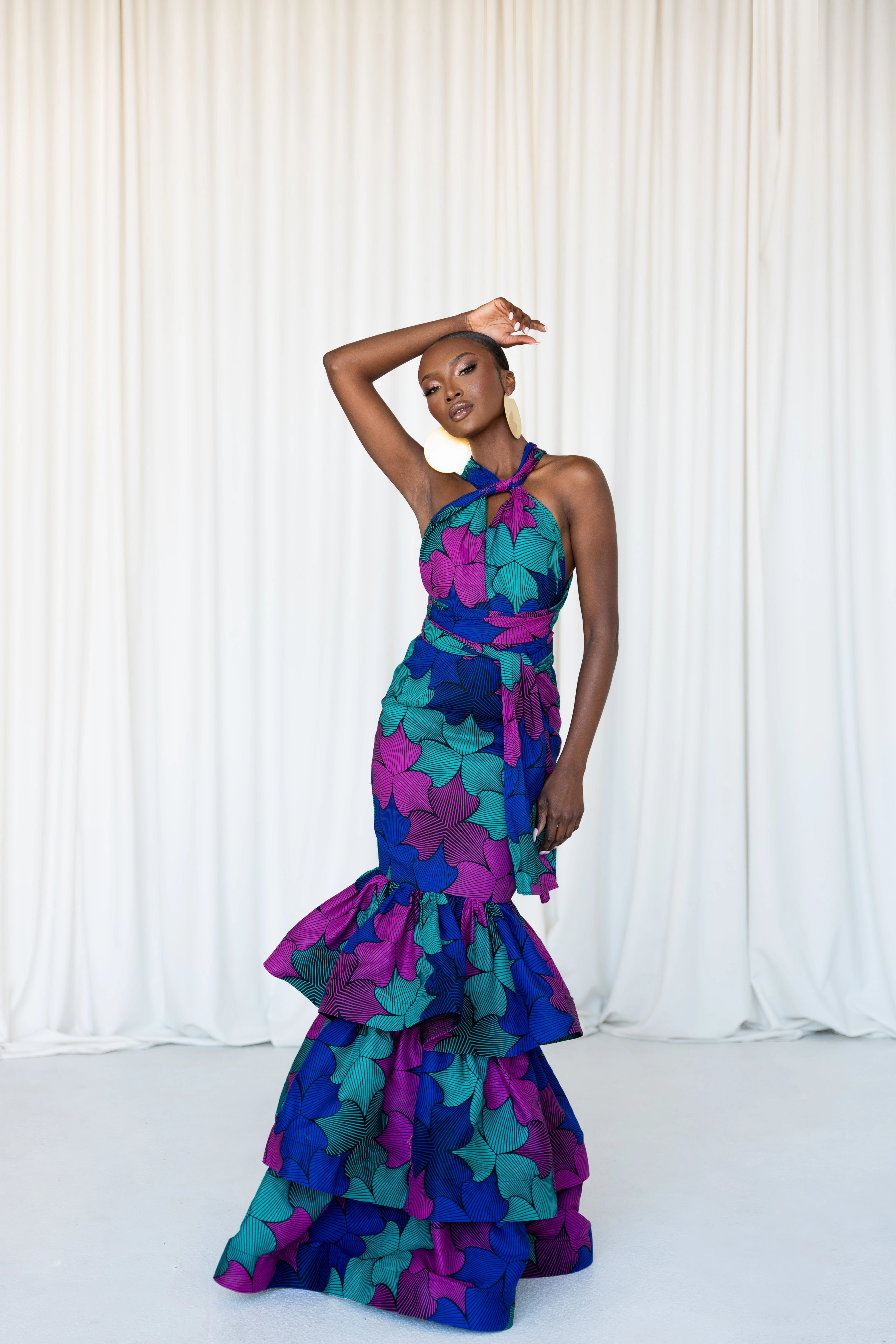 ZURI Mermaid Maxi Infinity Dress