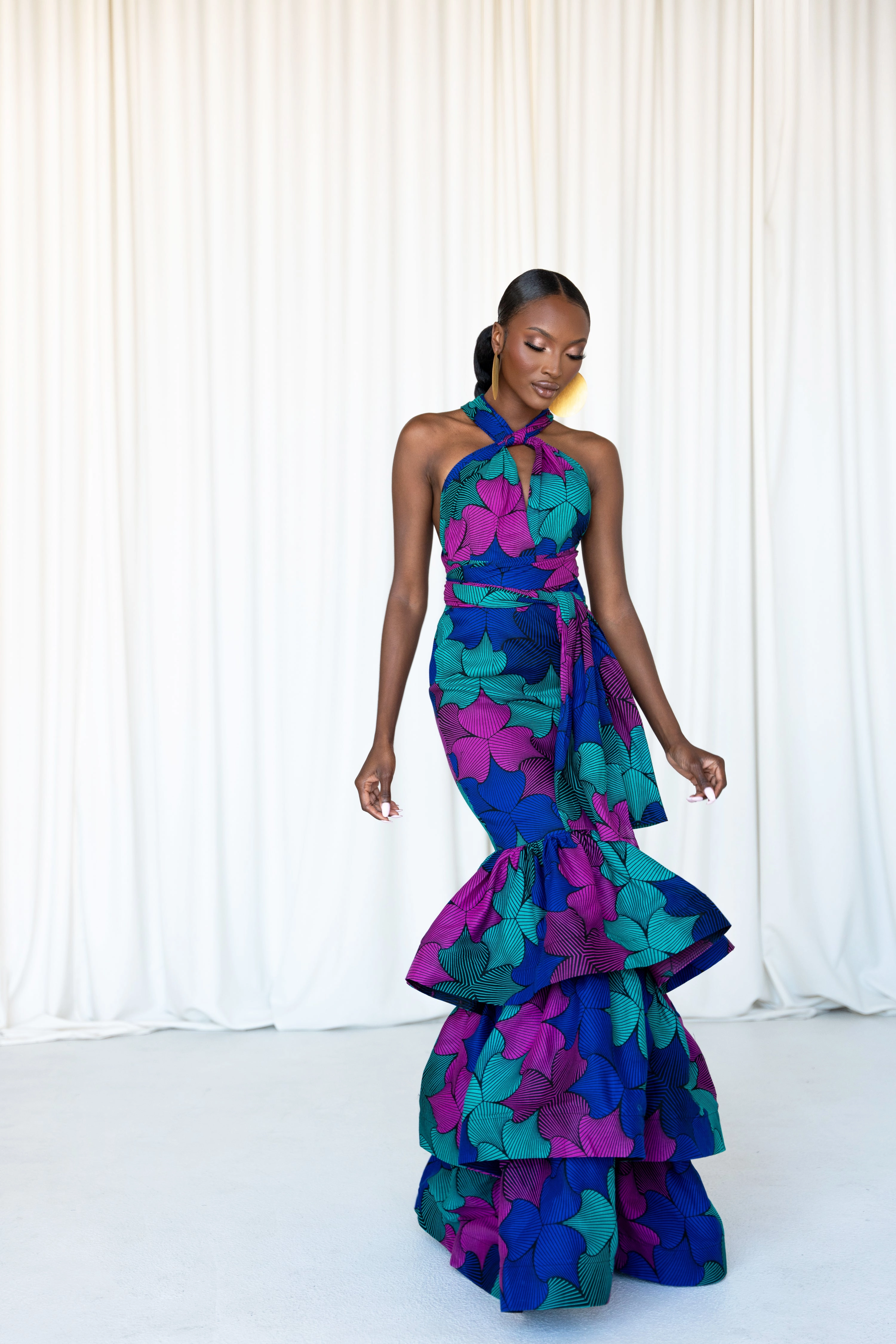 ZURI Mermaid Maxi Infinity Dress